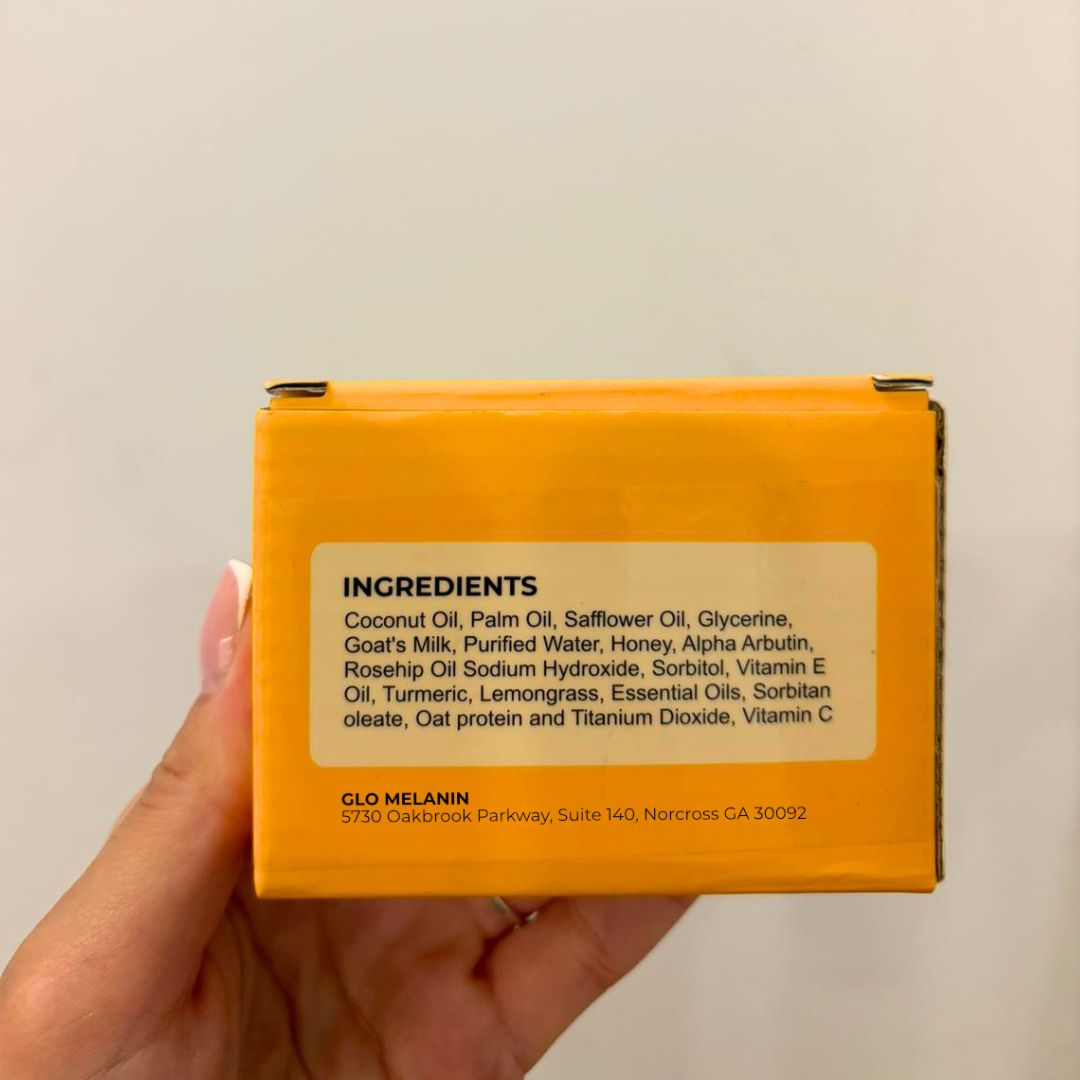 Turmeric Brightening Soap (with Vitamin C, Alpha Arbutin, Oat) 